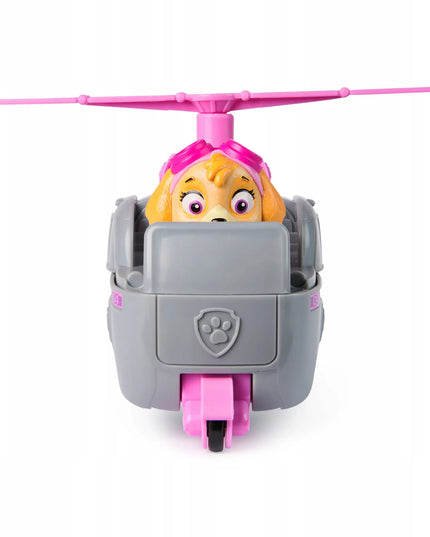 PAW Patrol Skye sraigtasparnis gelbėjimo transporto priemonė + šuniuko figūrėlė