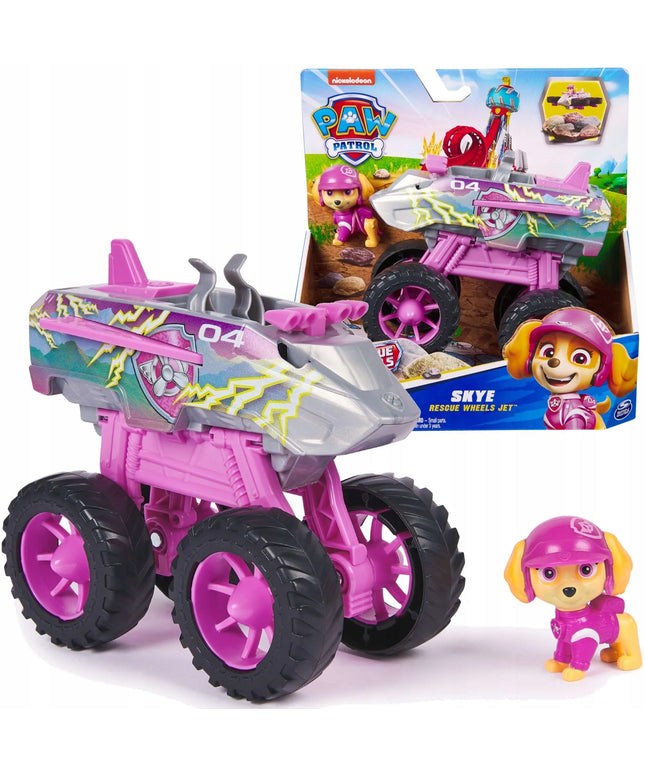 Paw Patrol Skye Rescue Wheels tematinė transporto priemonė su figūrėle