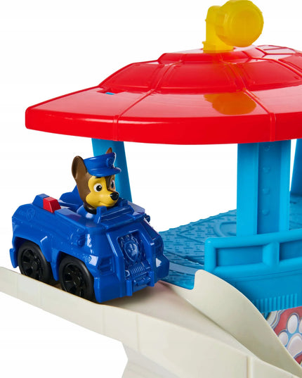 PAW PATROL stebėjimo bokštas su čiuožykla ir CHASE mašinėle