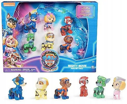 PAW Patrol 6 figūrėlių rinkinys The Mighty Movie