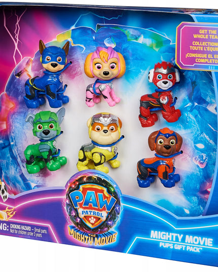 PAW Patrol 6 figūrėlių rinkinys The Mighty Movie