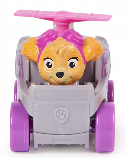 Paw Patrol 6 šaunių transporto priemonių rinkinys Pup Squad Racers Chase Marshall Skye
