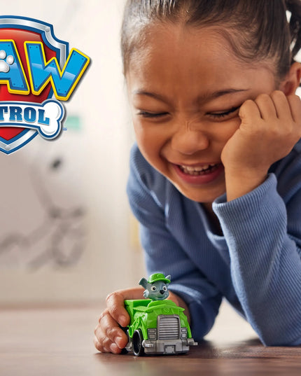 Paw Patrol 6 šaunių transporto priemonių rinkinys Pup Squad Racers Chase Marshall Skye