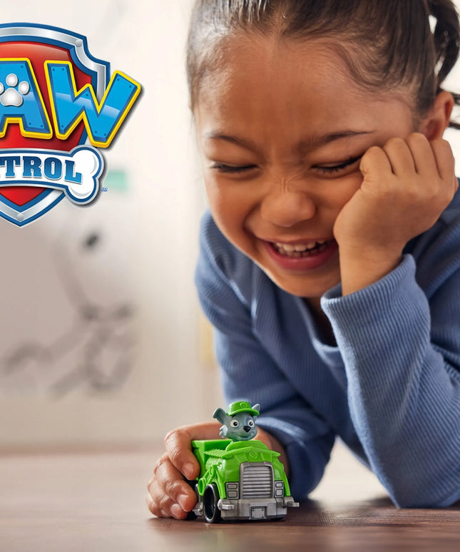 Paw Patrol 6 šaunių transporto priemonių rinkinys Pup Squad Racers Chase Marshall Skye