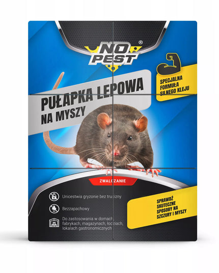 Lipni spąstai pelėms, žiurkėms ir graužikams NO PEST su klijais