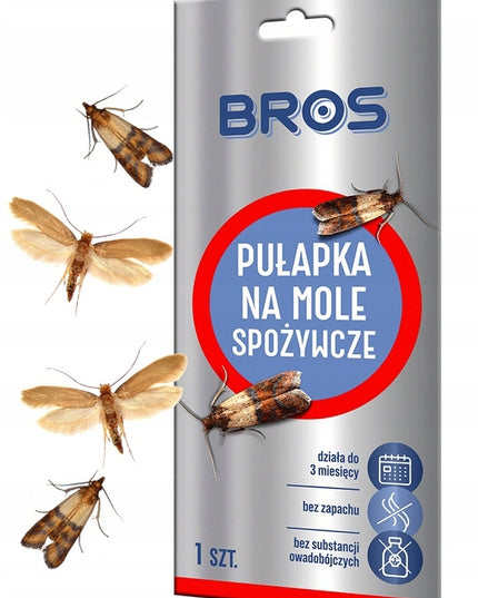 VEIKSMINGA MAISTO KANDŽIŲ GAUDYKLĖ BROS BE KVAPO SU FEROMONAIS - 10 vnt.
