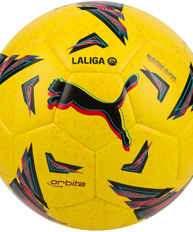 Futbolo kamuolys PUMA ORBITA LALIGA HYBRID treniruočių, 5 dydis + POMPA!