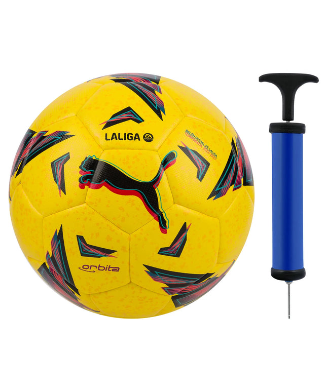 Futbolo kamuolys PUMA ORBITA LALIGA HYBRID treniruočių, 5 dydis + POMPA!