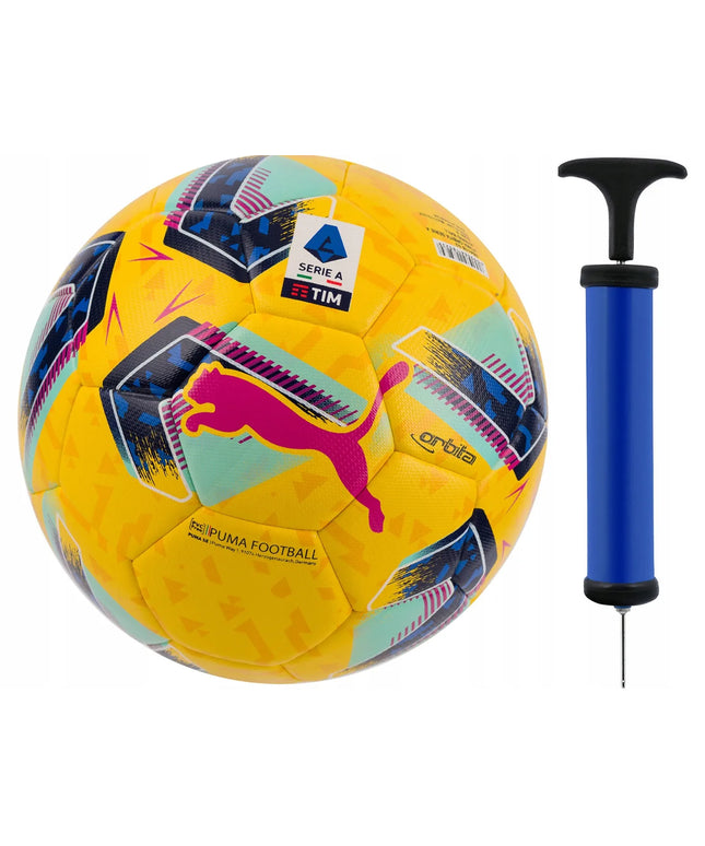 Futbolo kamuolys PUMA ORBITA SERIE A HYBRID 5 dydžio + DOVANA pompa!