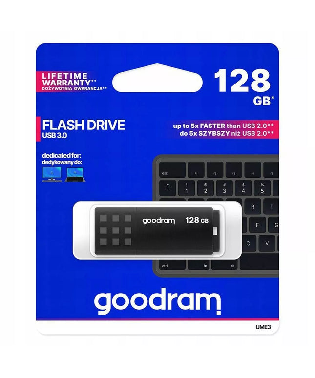 Nešiojama USB atmintinė GOODRAM UME3 128GB USB 3.0
