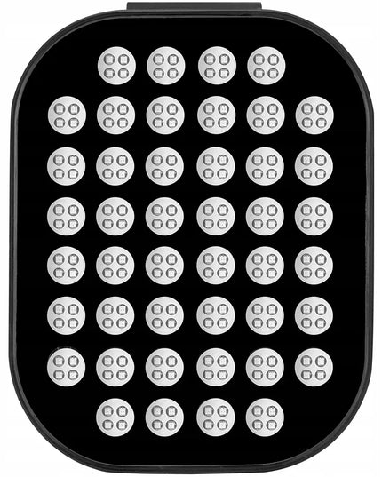 Humanas LumiCare juodas LED fototerapijos skydelis su infraraudonųjų spindulių šviesa