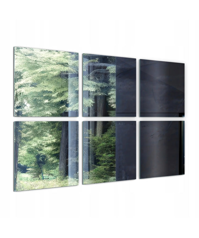 Dekoratyvinės veidrodinės plytelės „Coloray“ kvadratinės Loft 30x30 cm, 6 vnt.