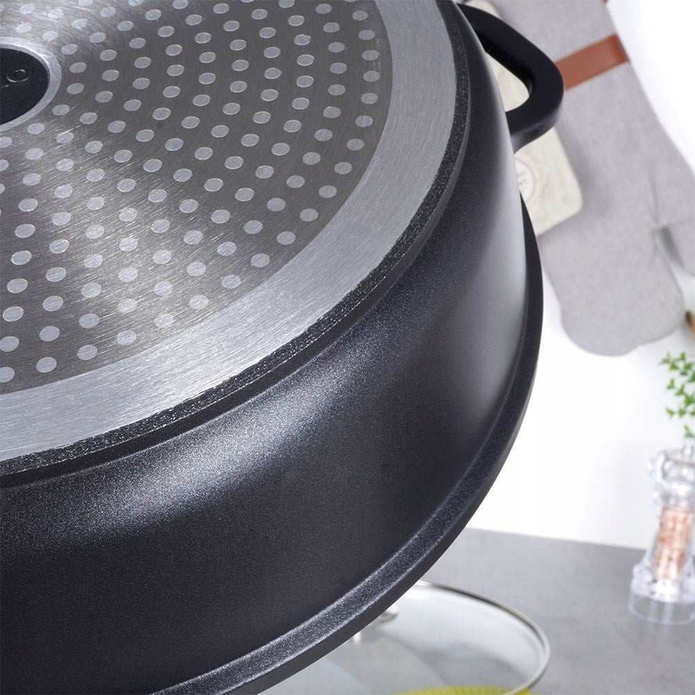 Granitinė keptuvė-puodas troškinti ir kepti orkaitėje ORION GRANDE 24cm