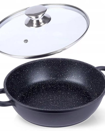 ORION Grande granitinė keptuvė, skirta kepimui, troškinimui ir orkaitei, 24 cm
