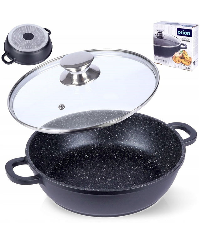 Granitinė keptuvė-puodas troškinti ir kepti orkaitėje ORION GRANDE 24cm