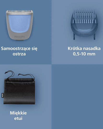 PHILIPS BT3619/15 Series 3000 barzdos trimeris, atsparus vandeniui