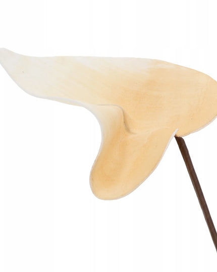 Putplasčio lapas dekoracijoms rudens šventėms ar kapavietėms, dirbtinis lapas XXL 77 cm