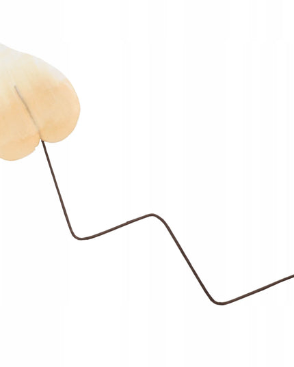 Putplasčio lapas dekoracijoms rudens šventėms ar kapavietėms, dirbtinis lapas XXL 77 cm