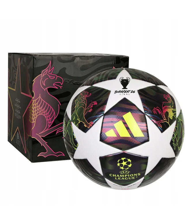 adidas UCL BOX League JX9101 futbolo kamuolys, violetinis, 4 dydis