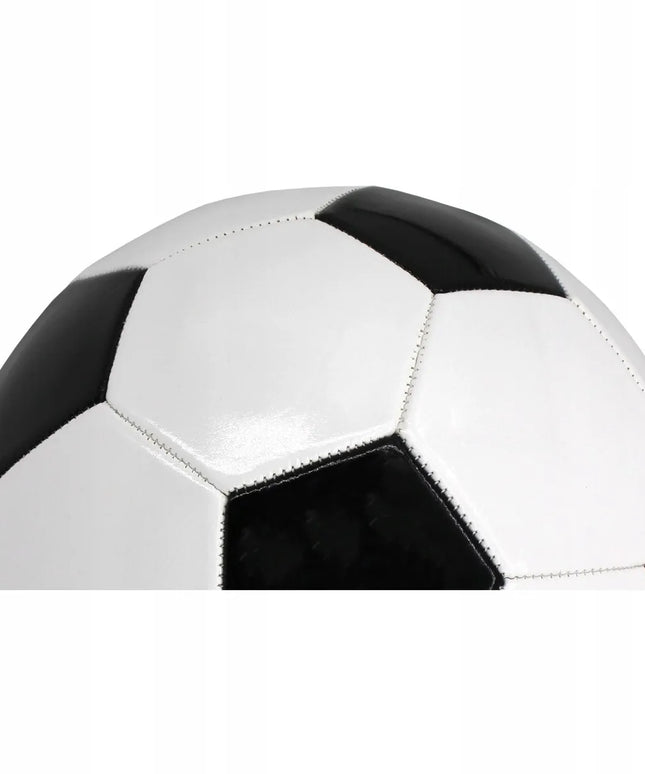 Futbolo kamuolys Enero Biedronka, juodos ir baltos spalvos, 5 dydis