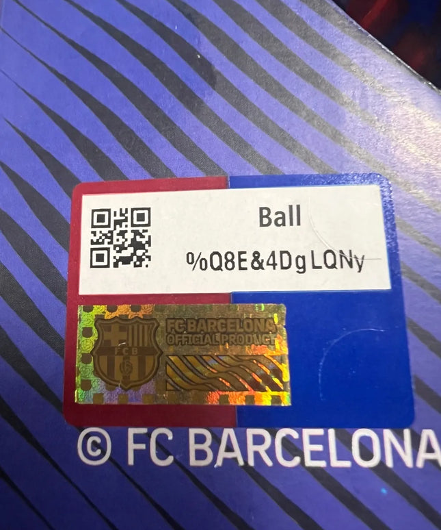 FC Barcelona futbolo kamuolys, 5 dydis, Senyera, licencijuotas, pakuotė