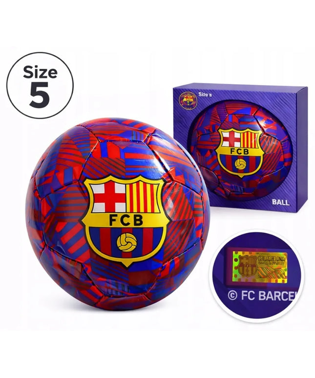 FC Barcelona futbolo kamuolys, 5 dydis, Senyera, licencijuotas, pakuotė