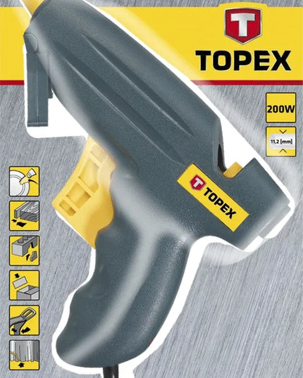 Klijų pistoletas 11 mm, 200W 42E521 TOPEX