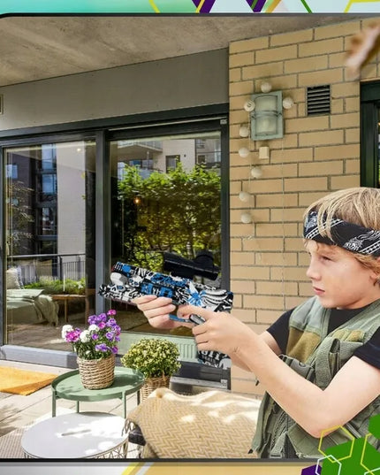Automatinis šautuvas geliniams rutuliukams, didelis XL rinkinys, 1000 rutuliukų