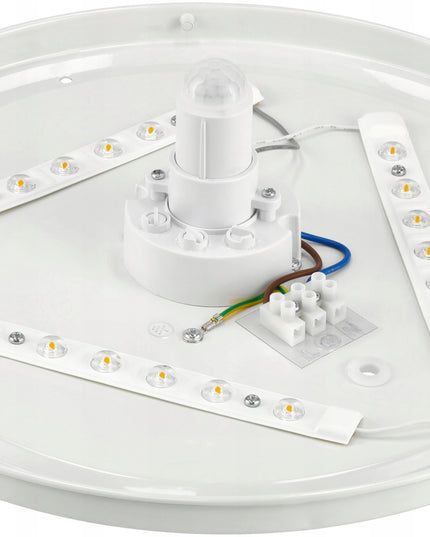 LED Plafonas 12W Šviestuvas Lubinis Su Judesio ir Prieblandos Jutikliu