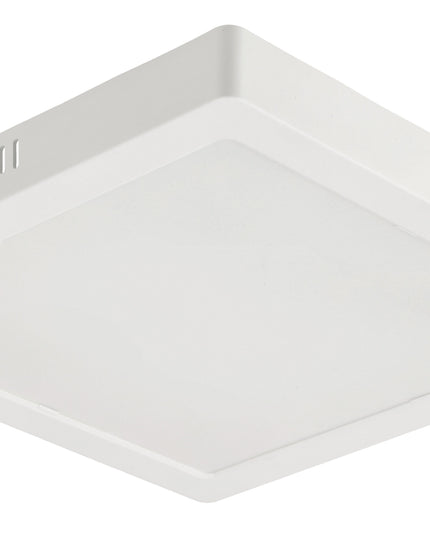 Lubinis LED šviestuvas, paviršinio montavimo, 24W, 2640lm, 4000K, baltas, kvadratinis