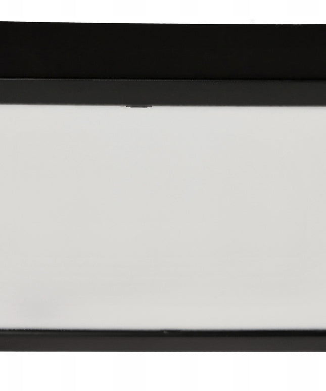 LED lubos šviestuvas, paviršinis montavimas 24W 2640lm 4000K juodas kvadratinis