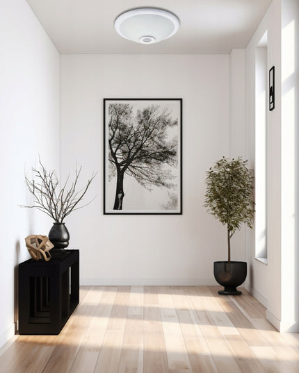 Lubinis šviestuvas LED 2x E27 su reguliuojamu davikliu