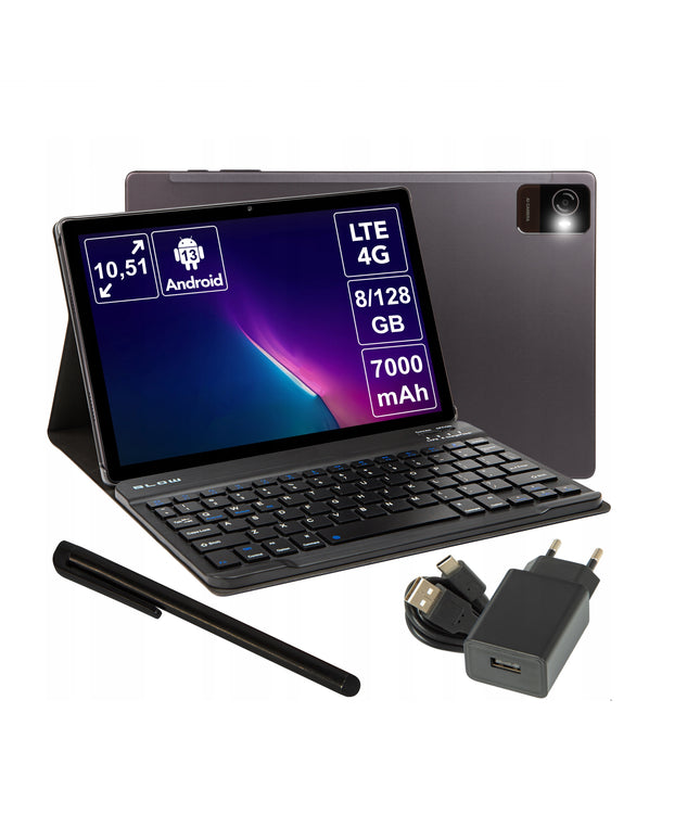 Planšetinis kompiuteris Blow Platinum TAB 11 10.51" 8 GB / 128 GB, Pilkas