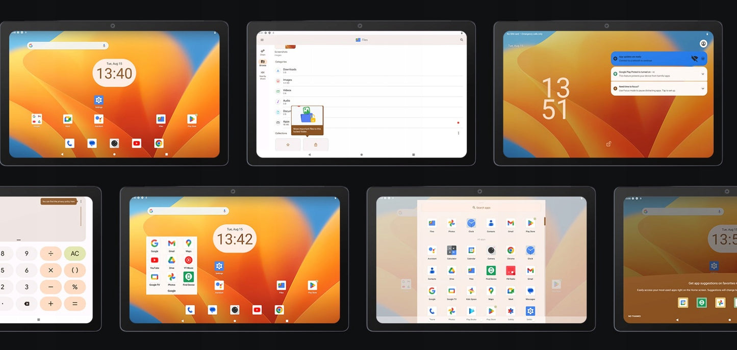 Planšetinis kompiuteris Cubot TAB 40 10,4 2K display" 8GB + 128GB, Android 13, 7500 mAh