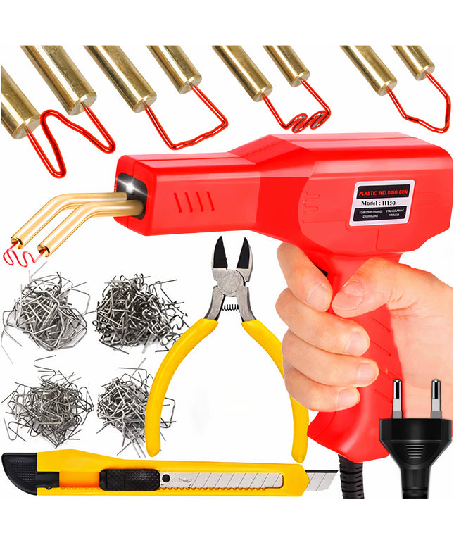 Plastiko suvirinimo aparatas , lituoklis 50W su kabėmis (200vnt.) rinkinys