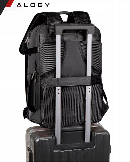 Kuprinė Rankinis Bagažas Lėktuvui 45x30x20 Wizzair Kabininis USB FORPLANE