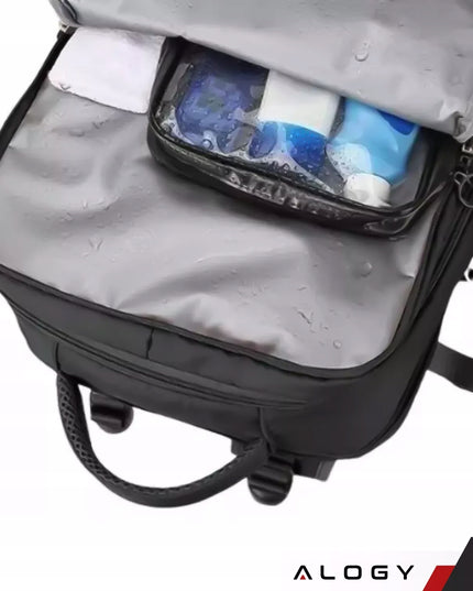 Kuprinė Rankinis Bagažas Lėktuvui 45x30x20 Wizzair Kabininis USB FORPLANE