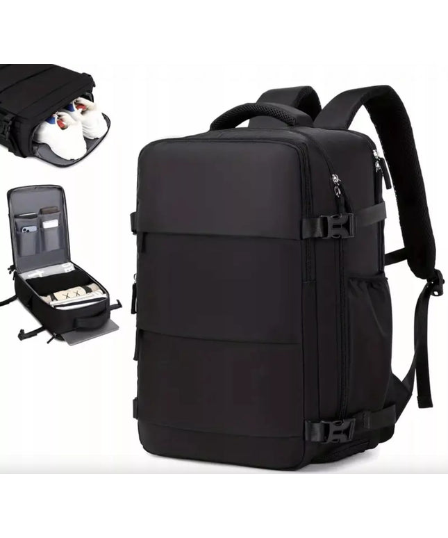 Kuprinė Rankinis Bagažas Lėktuvui 45x30x20 Wizzair Kabininis USB FORPLANE