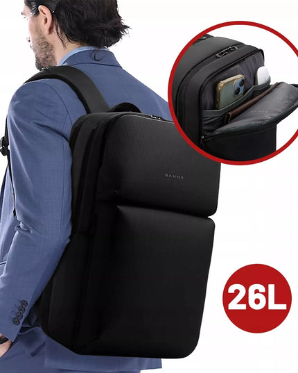 Nešiojamojo kompiuterio kuprinė Bange 46x30x20 tinkama orlaivio salonui Wizzair rankiniam bagažui FORPLANE