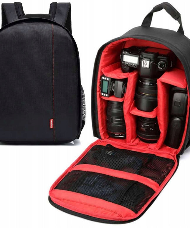 Fotografinė kuprinė-tašė fotoaparatui Canon Nikon, vaizdo kamerai, planšetiniam kompiuteriui GoPro