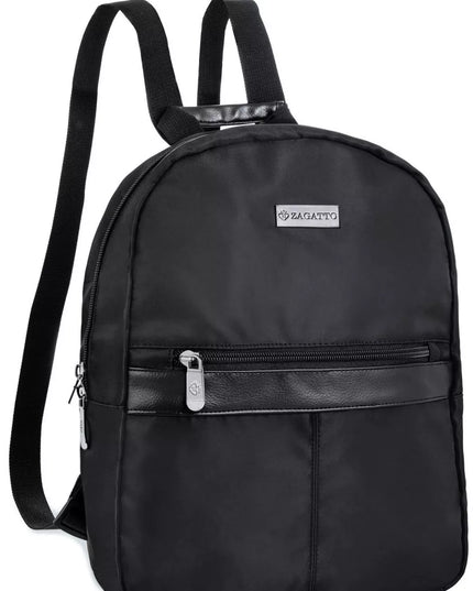 Moteriška miesto kuprinė Zagatto, maža, juoda, elegantiška, talpi