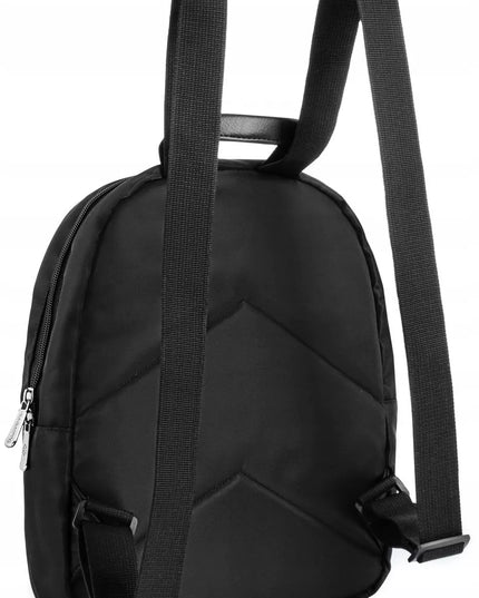 Moteriška miesto kuprinė Zagatto, maža, juoda, elegantiška, talpi