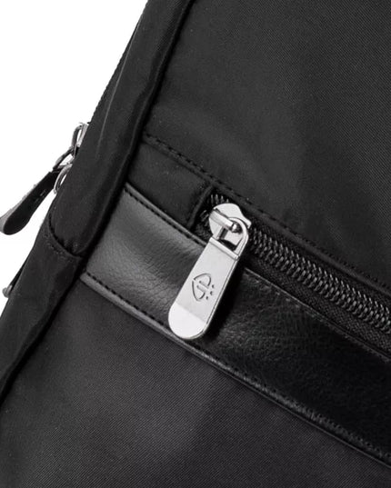 Moteriška miesto kuprinė Zagatto, maža, juoda, elegantiška, talpi