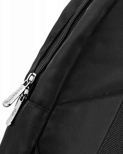 Moteriška miesto kuprinė Zagatto, maža, juoda, elegantiška, talpi