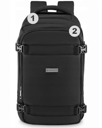 Lėktuvo kuprinė RYANAIR 40x20x25 kabininis kelioninis bagažas ZAGATTO