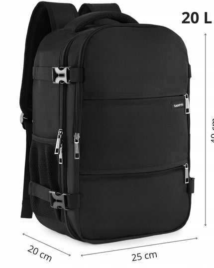 Lėktuvo kuprinė RYANAIR 40x20x25 kabininis kelioninis bagažas ZAGATTO