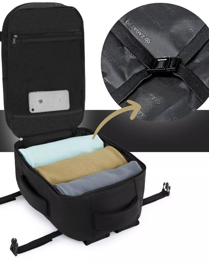 Lėktuvo kuprinė RYANAIR 40x20x25 kabininis kelioninis bagažas ZAGATTO