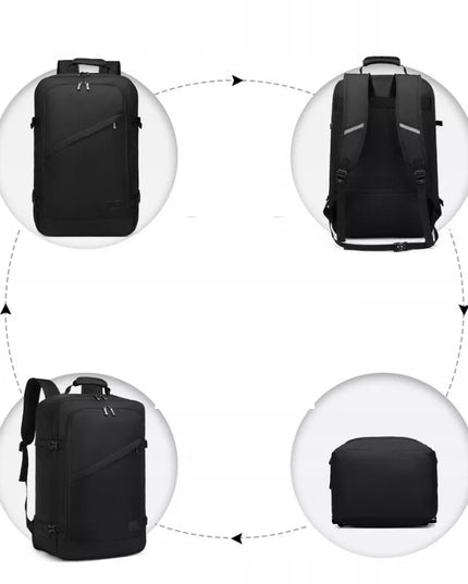 Kono kuprinė lėktuvui 55x40x20, talpi 40L, tinka Ryanair, Wizz Air, LOT