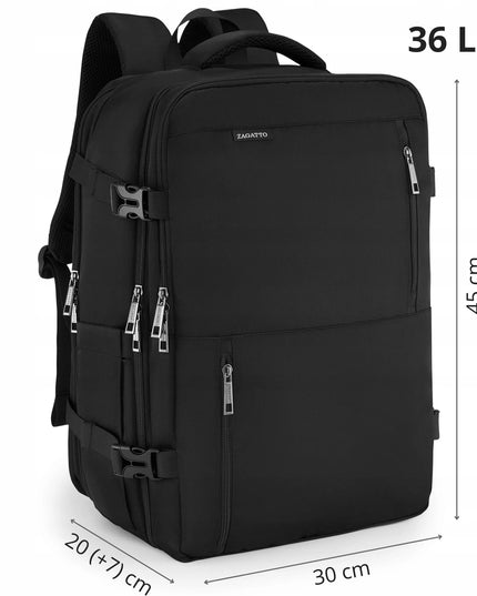 Kelioninė kuprinė Zagatto ZG947, 36 l, juoda