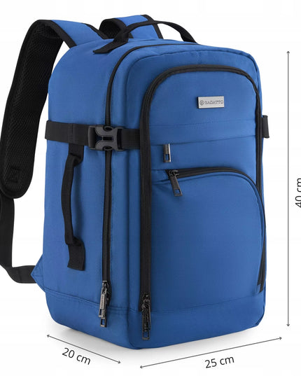 Kelioninė kuprinė 40x20x25 lėktuvui, lengvas rankinis bagažas ZAGATTO